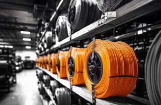 Fiber reels (full shelf) Medium